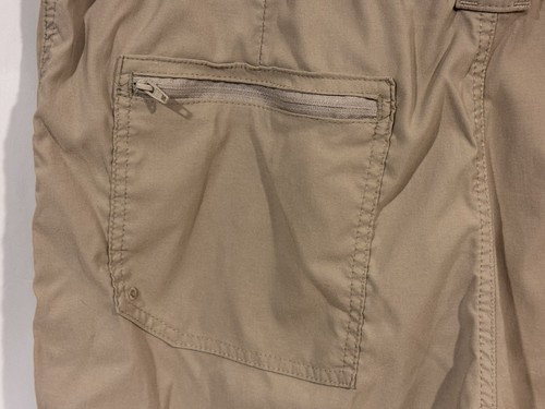 Wrangler 8 Inch Cargo Hiker Above Knee Beige Khaki Shorts Men's 36 Flex Band - Picture 13 of 21