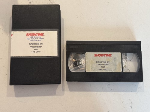 Rare Showtime Screener VHS "Partners" & "The Gift" Laura Dern w/ Case - Imagen 4 de 8