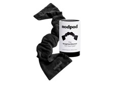 Nodpod Mask Weighted Sleep Blanket For Eyes, Onyx Black Scent