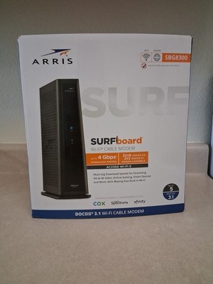 ARRIS SURFboard SBG8300 DOCSIS 3.1 Cable Modem & AC2350 Dual Band Wi-Fi Router