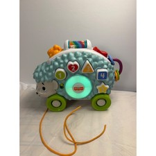 Fisher-Price Linkimals Happy Shapes Hedgehog Musical Pull Toy GJB14 Blue
