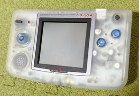 SNK Neo Geo Pocket Color Crystal White Tested w/ Box Japan [ Excellent + ] #59
