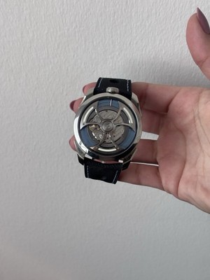 MB&F M.A.D.1 MAD 1S SWISS Limited Edition Ice Blue Steel Automatic Watch
