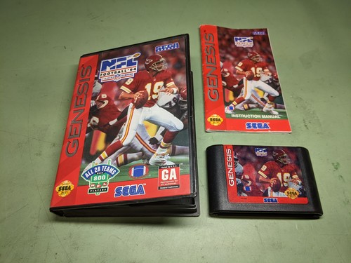 NFL Football '94 Starring Joe Montana Sega Genesis Complete in Box - Picture 1 of 5