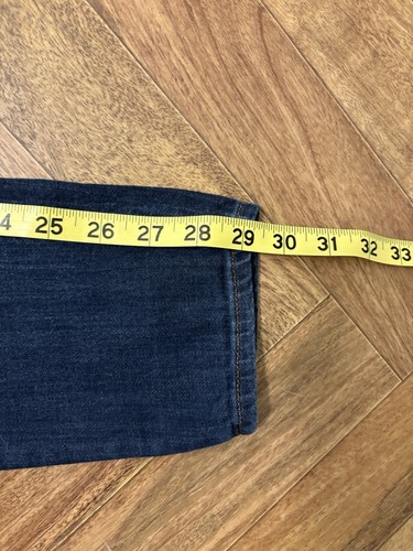 Express 6 Regular Women’s Mid Rise Legging Jeans Dark Denim Stretch - Picture 10 of 11