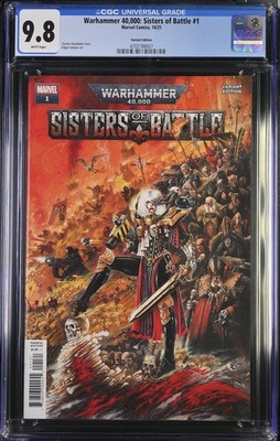 Warhammer 40k: Sister of Battle #1 John Blanche Classic Cover Variant CGC 9.8