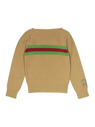 Gucci Boys Brown Wool Pullover Sweater 8