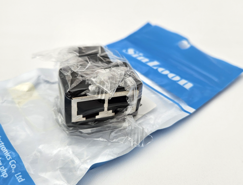 RJ45 Network Cable Extender Splitter Adapter 1 to 2 Ways CA5-7 Ethernet Connecto