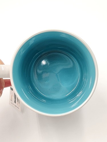 Amanda Greenwood Art Spring Blue Balloons w Bow on Bicycle Mug Cup 20 oz Gifts - Picture 6 of 9