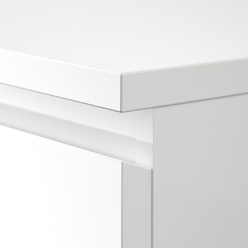 IKEA MALM moderne 2 Schubladen Kommode Nachttisch Schlafzimmer mehrfarbig 40x55 cm - Bild 20 von 26