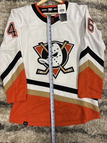 Trevor Zegras Anaheim Ducks NHL Adidas Authentic Reverse Retro 2.0 Trikot 44 Neu - Bild 4 von 13