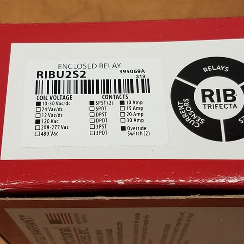 Relé piloto RIB RIBU2S2, 20mA @10-30 Vdc, 55mA @ 10-30 Vac, 28mA @ 120 Vac - NUEVO - Imagen 3 de 7
