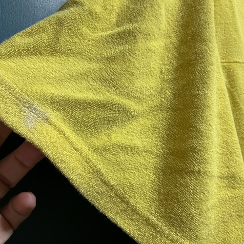 VERMONT COUNTRY STORE 3X Yellow Terry Swim COVER UP House Dress Pockets A15 - Picture 6 of 7