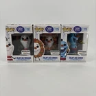 Lot of Funko Pop Disney Olaf Presents OLAF AS Simba, Genie, Moana. Amazon Exclus