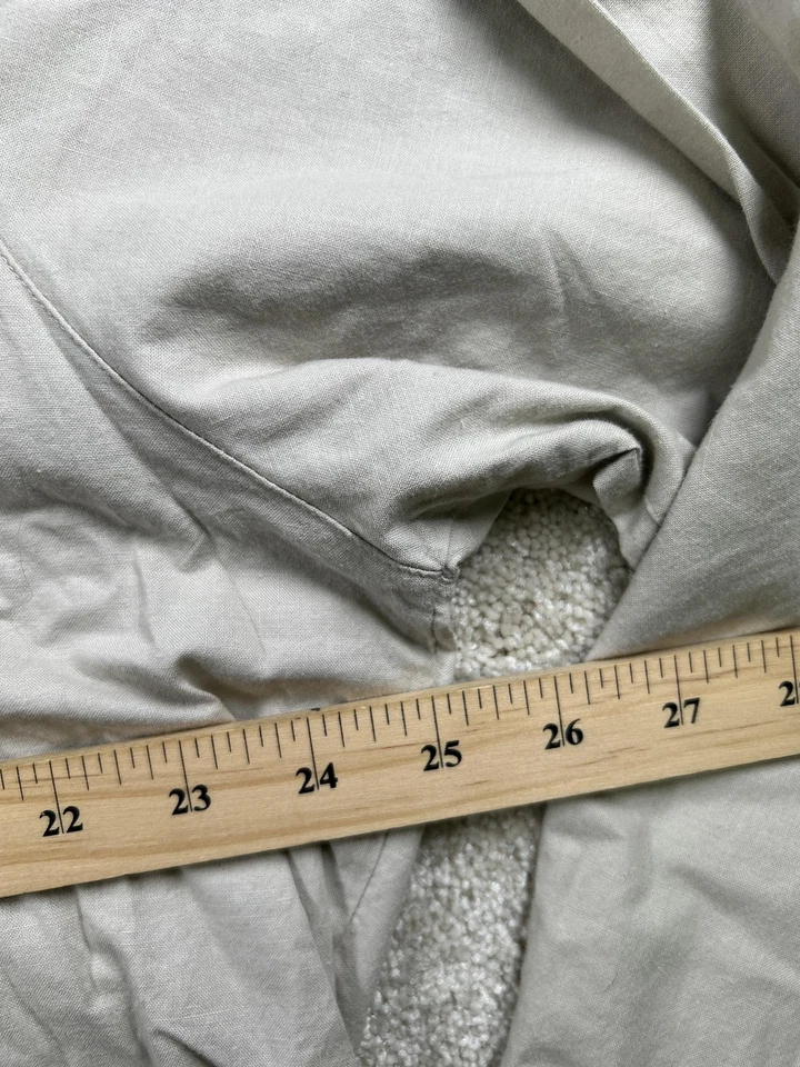 Camisa Westbound para mujer grande bronceada bordada floral algodón con botones manga larga Foto 2 de 4