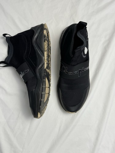Champion Rally Pro Black Slip-On Sneakers Men’s Size 11.5 US / 45.5 EU - Picture 3 of 11