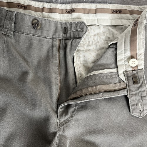 Meyer Trousers Men’s Size W36 L32 Stone Grey Colour Lightweight - Picture 5 of 12