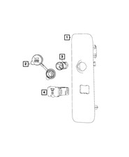 Genuine Mopar Inverter Power Outlet 56046933AA
