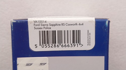 Corgi Vanguard VA10014 Ford Sierra Sapphire RS Cosworth Sussex Police Ltd Edit. - Picture 5 of 6
