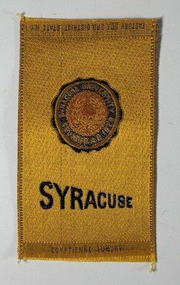 1910s Tobacco Cigarette College Silk UNIVERSITY OF SYRACUSE Egyptienne Luxury
