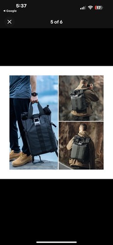 Besnfoto Camera Backpack Waterproof Camera Bag for Photographer DSLR SLR - Picture 2 of 16
