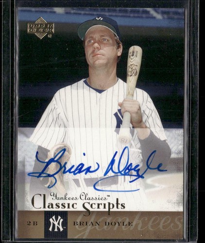 2004 Upper Deck Yankees Classics #AU-5 Brian Doyle Classic Scripts AUTO