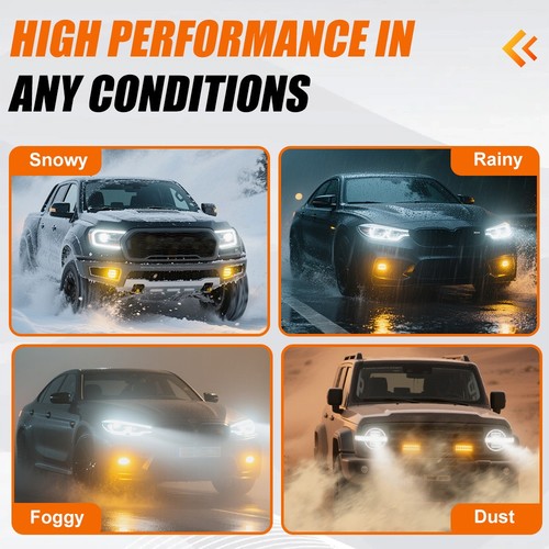 Left&Right Front Fog Light Lamp Halogen Bulbs For 2011-2015 Porsche Cayenne - Bild 10 von 13