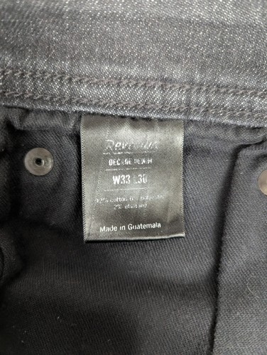 Revtown Sharp Jeans Herren 33x30 (34x30) Stretch Slim Fit Dunkelblau Decade Denim - Bild 12 von 13