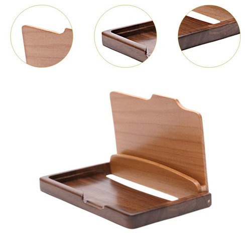 Porte-cartes de visite, vitrine Simple, porte-cartes de visite Portable en - Photo 2/7