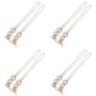  4 Pieces Gardinenzusammen Halter Vorhangseil-raffhalter Vorhangschnalle