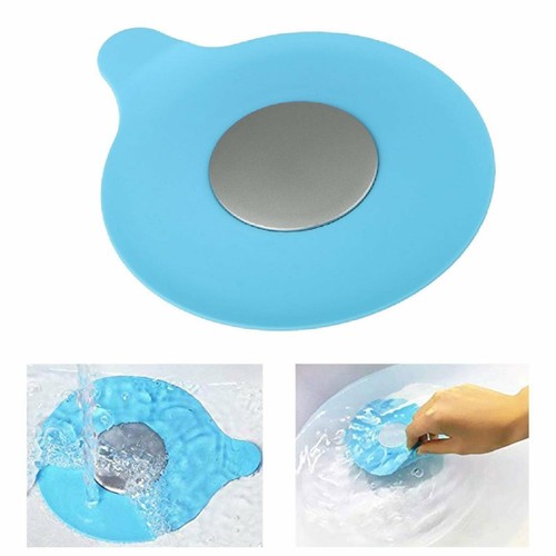 Cubierta de tapón de drenaje de piso de silicona para fregadero de bañera de cocina tapón de agua de goma - Imagen 1 de 8