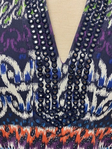 TORY BURCH Beautiful Ladies Summer Blouse Tunic SZ M - Picture 2 of 8