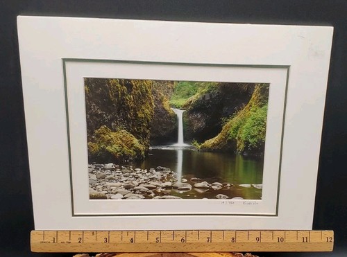 King Wu Matted Photography # Print - PUNCH BOWL FALLS,OR Print 5x7 Matted 9x11 - Picture 5 of 7