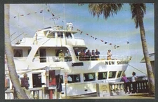 Mini-Cruise Ship New Shoreham American Canadian Line postcard 1960s