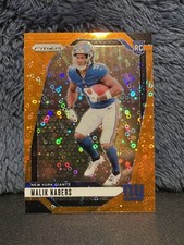 2024 Panini Prizm Malik Nabers RC #370 Orange Disco