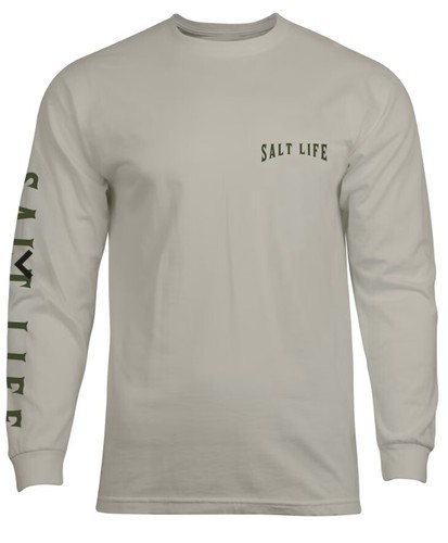CAMISETA PARA HOMBRE GRANDE DE MANGA LARGA SALT LIFE Stone ""TUNE CAMOX"" NUEVA CON ETIQUETAS - Imagen 2 de 2