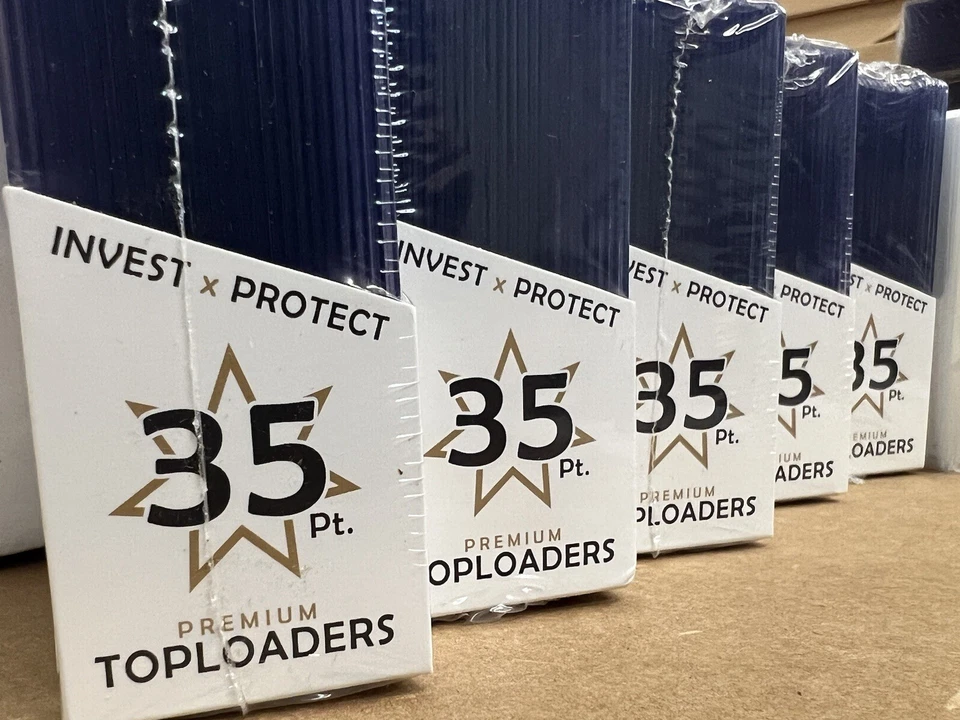 Toploader Hobby Box: 100 Top Loaders + 5 Display Stands + Heavy Duty Storage 📦 - Image 3 of 4