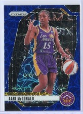 2024 Panini Prizm WNBA Blue Velocity 97 Aari McDonald Los Angeles Sparks