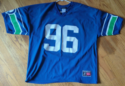 Seattle Seahawks Number 96 Women's Color Rush Jersey Seahawks 2025