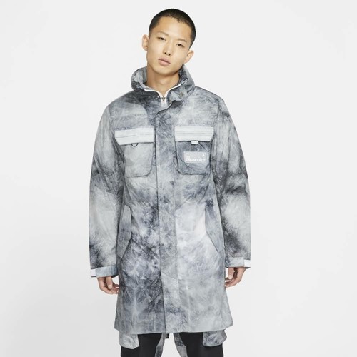 Jordan 23 Engineered Printed Parka Jacket Size XL NEW White/Pale Ivory $450