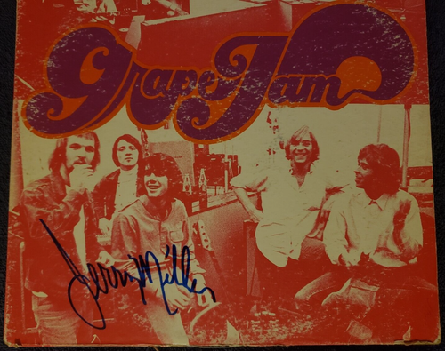 MOBY GRAPE SIGNED JERRY MILLER RECORD "GRAPE JAM" 1968 VINYL X RARE! PROOF L@@K - Picture 2 of 3