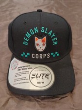 Demon Slayer Corps Black Snapback Hat. OSFA. Brand New