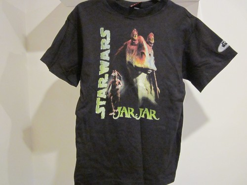 Vintage Star Wars Jar Jar Binks Epoisode 1 Graphic T Shirt Mens 14 - Picture 6 of 7