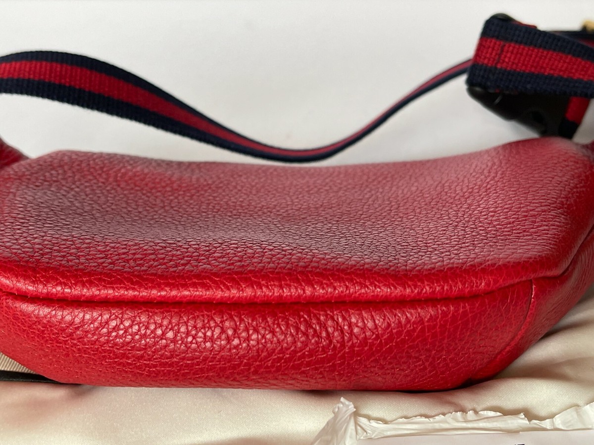 ショルダーバッグ Gucci Belt Bag Gucci Green/Blue Perforated GG Leather Belt Bag | Yoogi's Closet