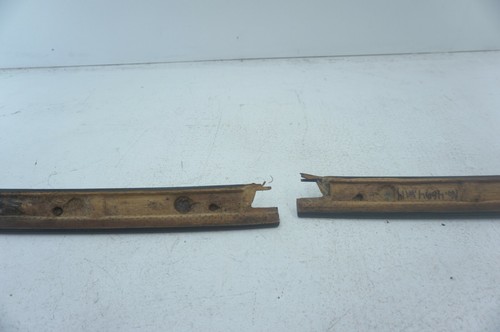 MERCEDES-BENZ W114 250C 280C , SUNVISOR WINDSHIELD TOP TRIM PAIR BLACK - Picture 9 of 10