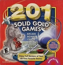 201 Solid Gold Games PC CD-ROM 2002 Full Version Games 