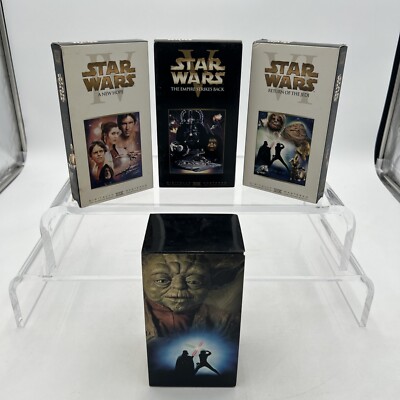 Star Wars VHS Episode 4 5 6 THX Mastered Cassette Vintage