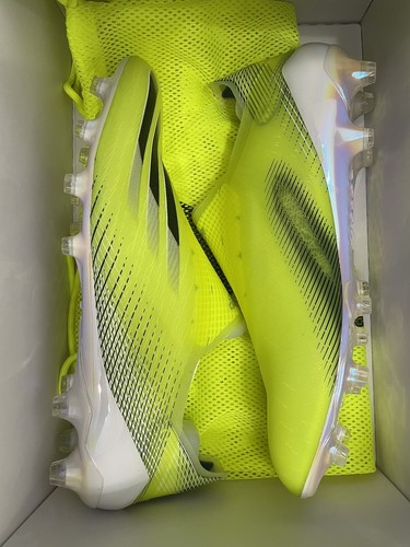 Adidas Mens Rare X Ghosted + AG FY8922 Yellow Black Cleats - Picture 11 of 11