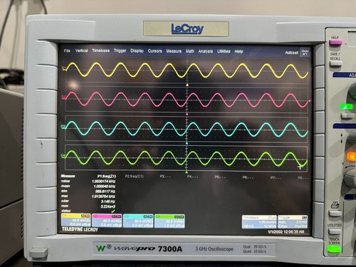 LeCroy WavePro 7300A Oscilloscope Opt DDM2 JLITE JTA2 XDEV XMATH, -XXL GPIB1 - Picture 3 of 9