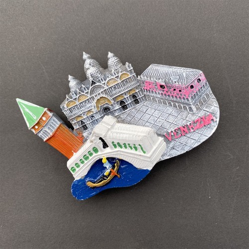Italien Venedig Venedig Tourist Souvenir Geschenk 3D Harz Kühlschrank Kühlschrank Magnet - Bild 4 von 5